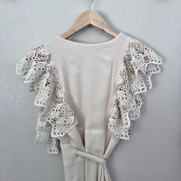 JENS PIRATE BOOTY x FREE PEOPLE | Poppy Ivory Cream Crochet Lace Maxi | Small - Picture 9 of 13